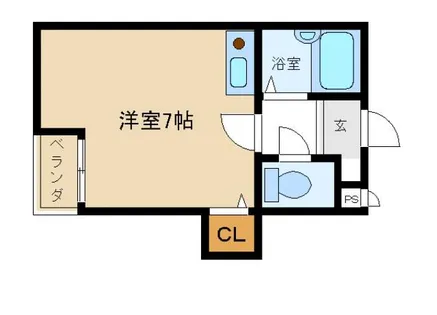 フォンターナ大宮【202号室】の間取り