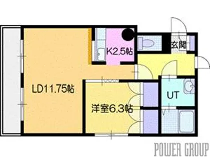 ハイツTKYⅡ【1階】の間取り