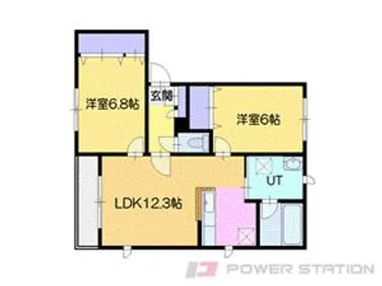 ノースヒル【1階】の間取り