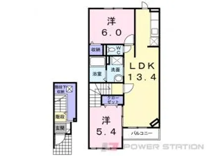 ステラI【2階】の間取り