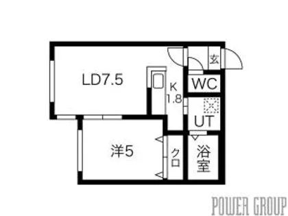 Louis I【1階】の間取り