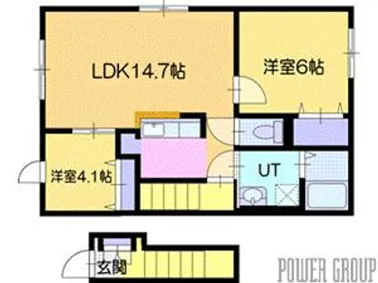 タントミール【2階】の間取り