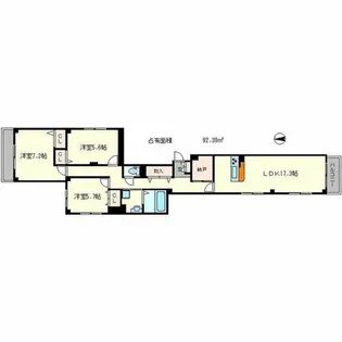 CoCo東山三条【1階】の間取り
