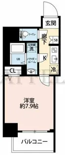 エグゼ堺筋本町【3階】の間取り