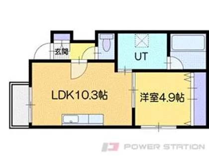 シーバスコート【2階】の間取り