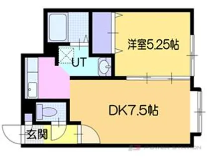 カーズ花園【1階】の間取り