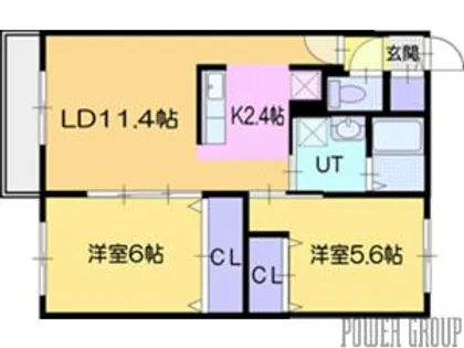テンペスト【3階】の間取り