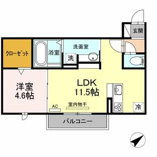 アベニール・T【2階】の間取り