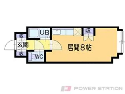 アルカーサ富岡【4階】の間取り