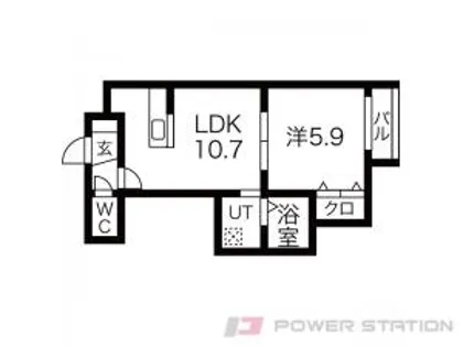 デイトナ【5階】の間取り