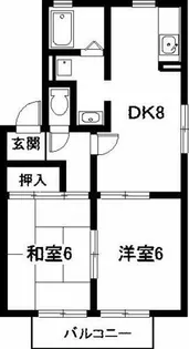 ファミール三嶋【101号室】の間取り