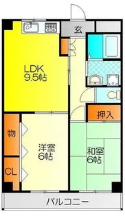 メゾン・メルベイユ【7階】の間取り