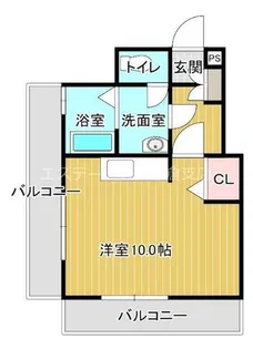 ファミリーハウス勝山【202号室】の間取り