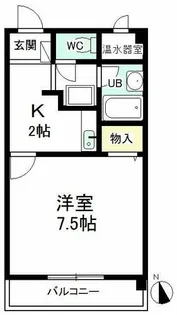フォルツァ小牧【103号室】の間取り