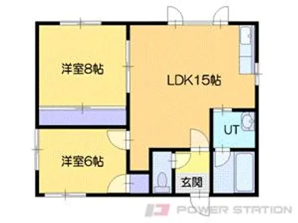 鹿嶋アパート【2階】の間取り