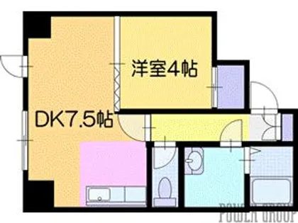 エルムコート【4階】の間取り