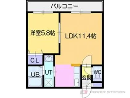 Duranta(デュランタ)【4階】の間取り