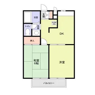 エステートピアサンピース【1階】の間取り