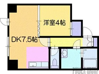 エルムコート【4階】の間取り