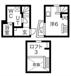 プレザント中村【2階】の間取り