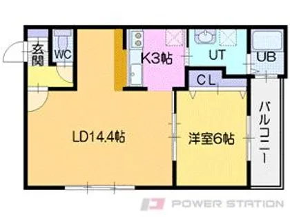 陶管ビル【4階】の間取り