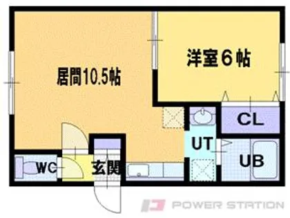 メゾン・ド・ブラン【4階】の間取り