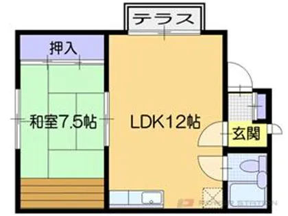 北海道江別市見晴台【一戸建】の間取り
