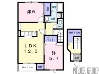 KM-62【2階】の間取り