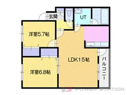 ヴィクトリアV【2階】の間取り