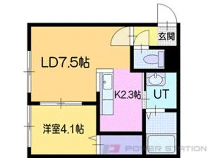 プリオール千歳【3階】の間取り