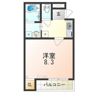 フジパレス堺鳳中Ⅴ番館【2階】の間取り