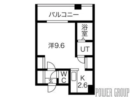 オタルベイサイドシティ8【4階】の間取り