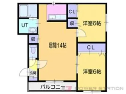 M・GRANGE(エムグランジェ)【4階】の間取り