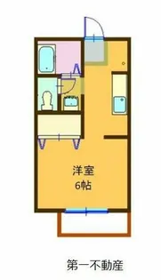 サンライフアイA【A202号室】の間取り