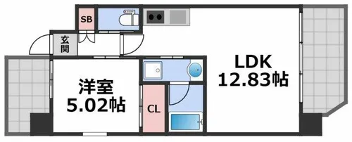 プレジオ森之宮【12階】の間取り