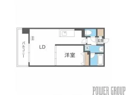 ヴォーネン円山裏参道【10階】の間取り