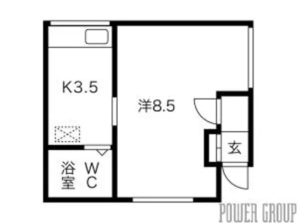 Coast船見坂(コーストフナミザカ)【2階】の間取り
