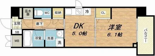 和宏一輝【4階】の間取り