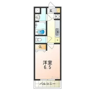 ふろーらみなと 出島浜【3階】の間取り