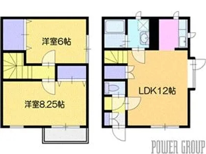 カーサビアンコA【1階】の間取り