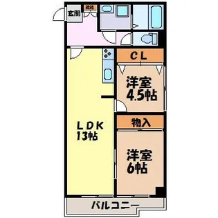 アーク上前津ビル【6階】の間取り