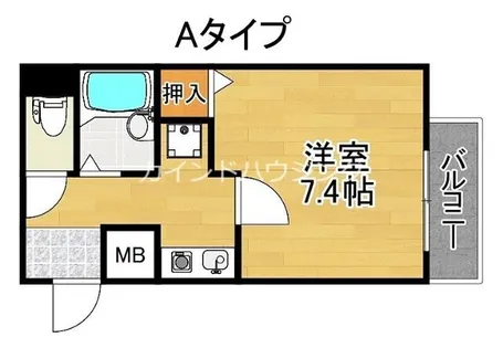 アネックス北島【3階】の間取り