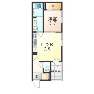 Le CielⅢ【2階】の間取り