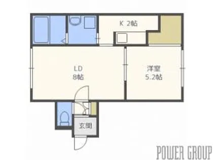 グランメール24-C【4階】の間取り