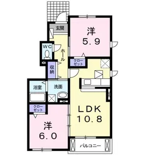プラシエンテ【1階】の間取り