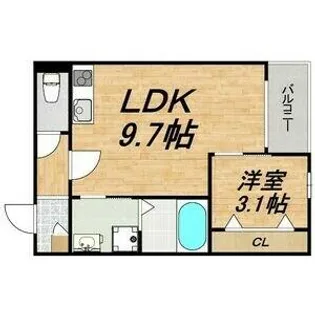 LECOCON大同【2階】の間取り