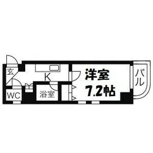 プロシード太閤通【2階】の間取り