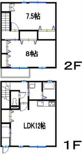 エスポワール高町【E号室】の間取り