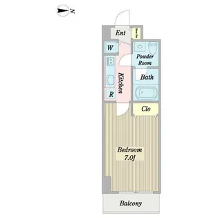 プロシード新栄【1003号室】の間取り