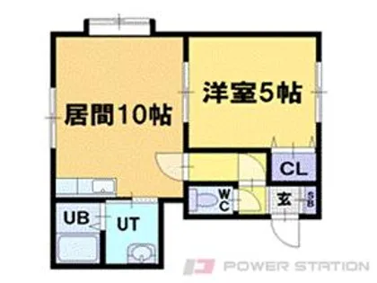 レジデンス雅【4階】の間取り